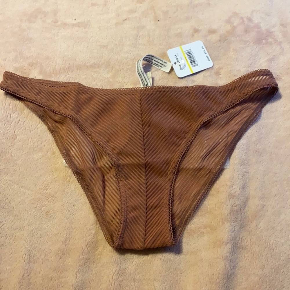 Free People Mesh Bikini - Mocha Combo - NWT